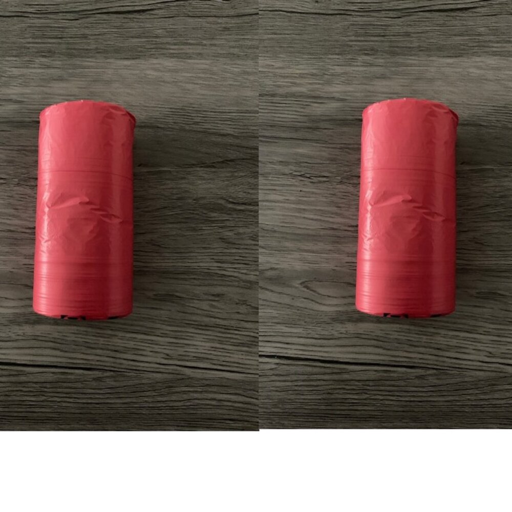 10 Gallon Biohazard Bag for Infectious Waste Trash Liners, Red, Set of 100